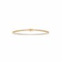 18k yellow gold 4.0 carat round cut diamond tennis bracelet Photos & images