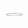 18k rose gold 2.0 carat  round cut diamond tennis bracelet Photos & images